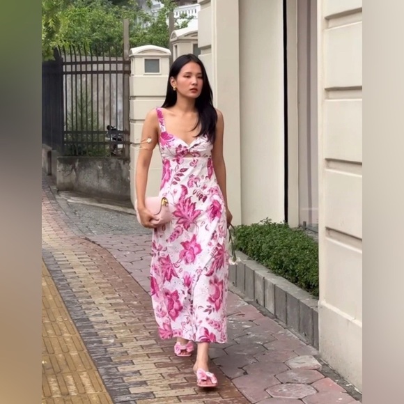 🔥🔥Zara printed dress with openwork embroidery - Picture 7 of 13